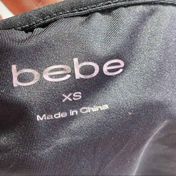 Pink / Bebe 2 Pieces Black Swimsuit XS - Picture 9 of 12